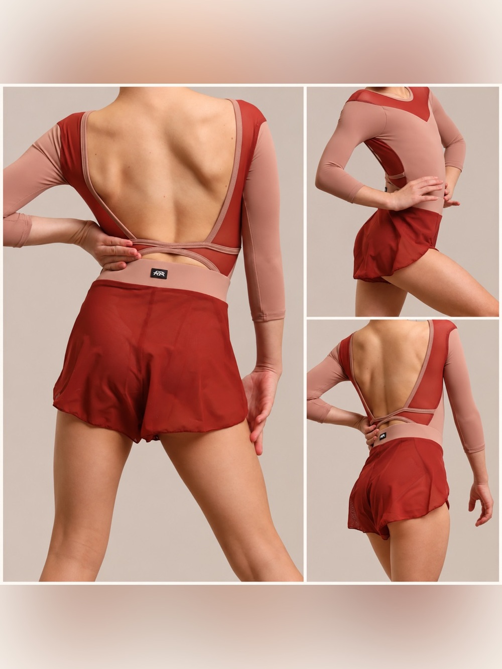 Tiger Friday Leotard and Petal Shorts Set, CL